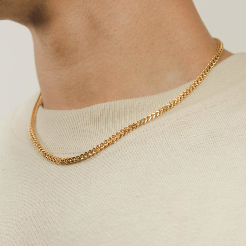 3mm Franco Chain - Gold