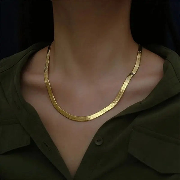 Elegant 18K Gold Chain for Men and Women - Versatile Lengths