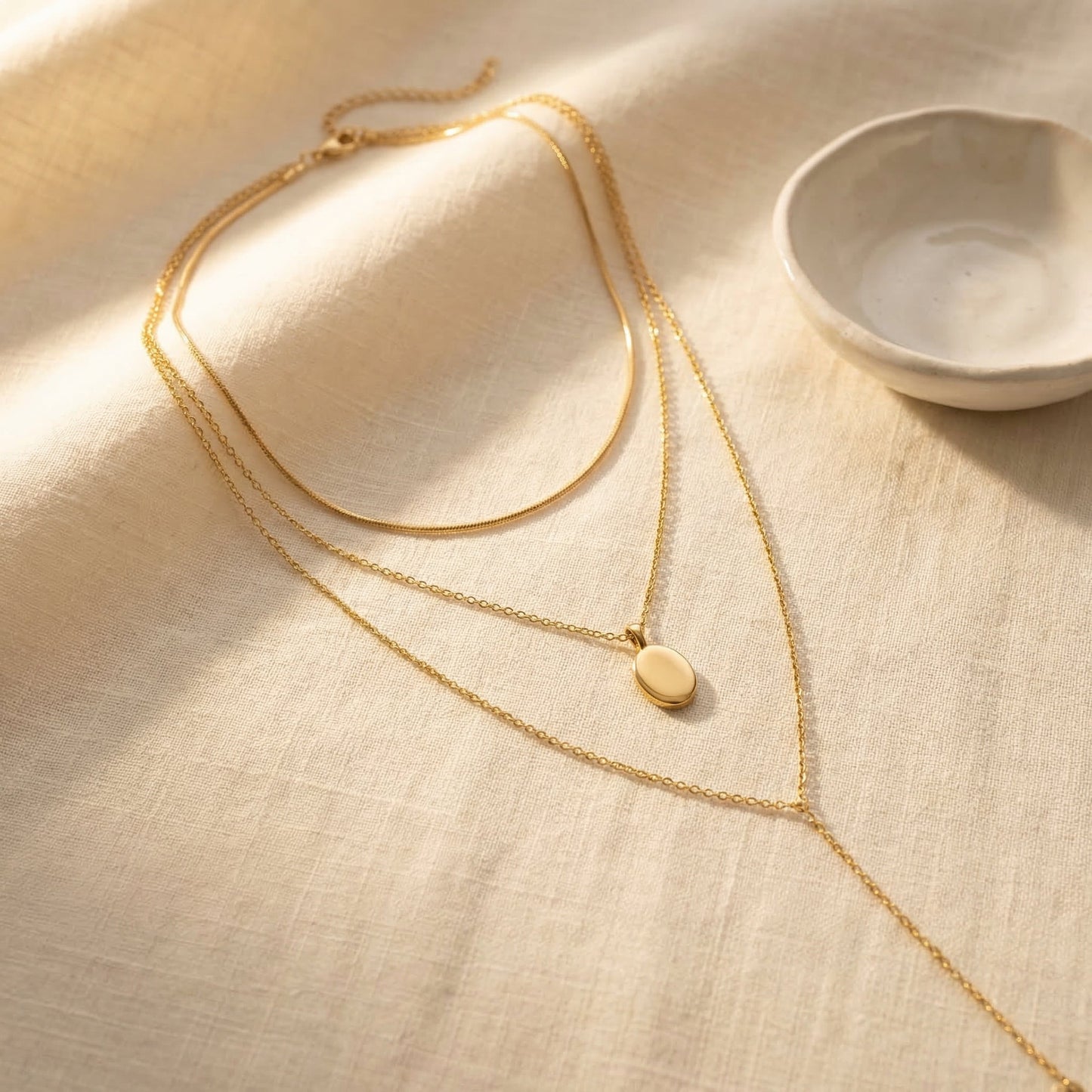 Minimalist Layered Necklace Set