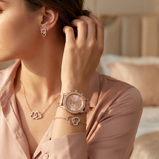 Rose Gold Jewelry Set